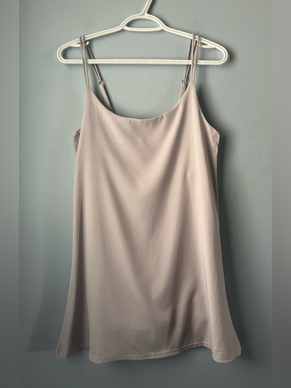 Aeropostale Pale Lilac Slip Dress Built In Shorts Minimalist Size S